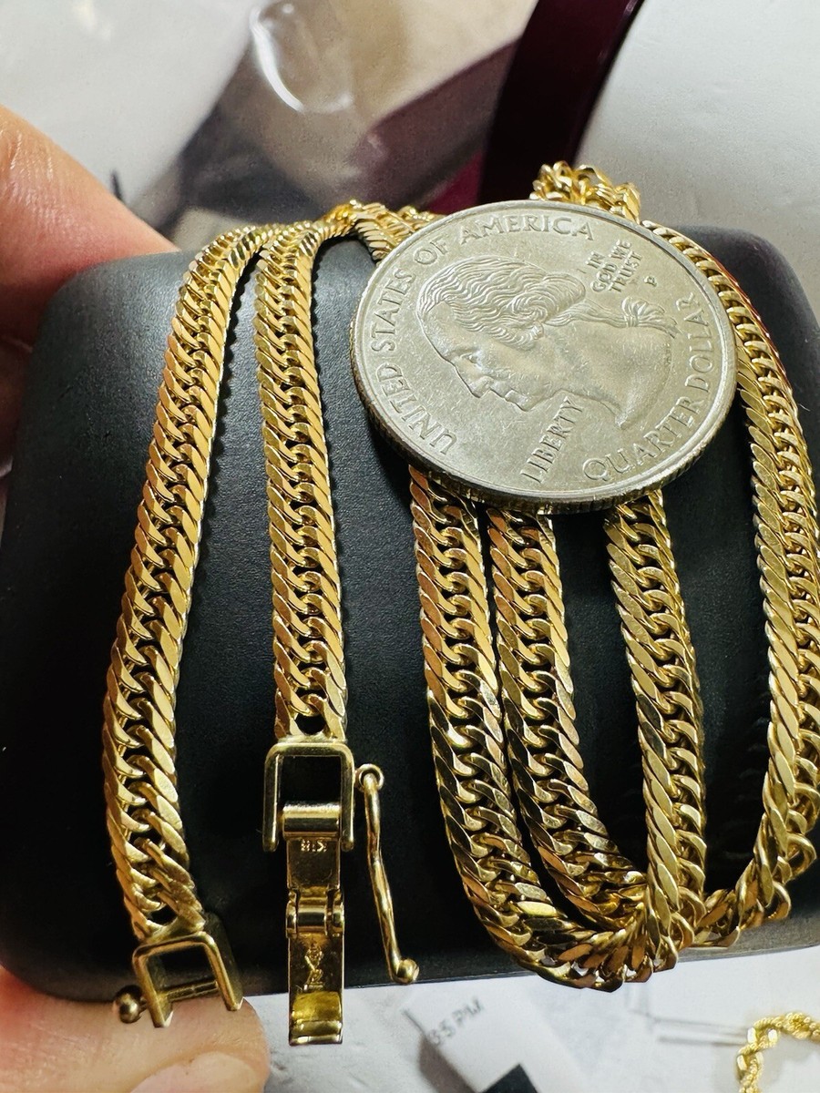 18k ネックレス16g 日本国旗ひし形750 k18