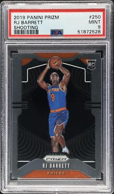2019 Panini Prizm RJ Barrett Rookie Variations #250 PSA 9 Rookie