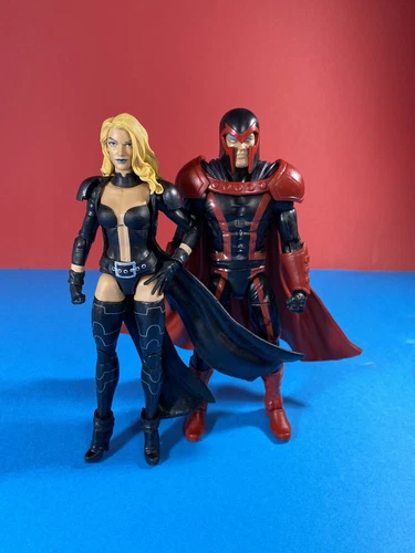 Marvel Legends Walgreens Emma Frost and Magneto Action figure lot