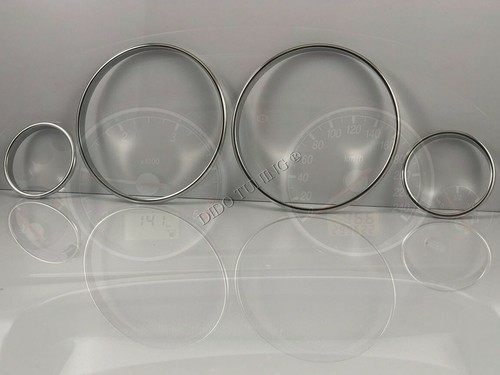 Per Ford Mondeo Mk3 2000-2007 Anelli Alluminio Strumenti Strumentazione 4 pezzi - Picture 3 of 11
