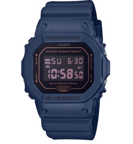 Casio G-Shock * DW5600BBM-2 Square Digital Blue Watch COD PayPal Ivanandsophia - Picture 1 of 2