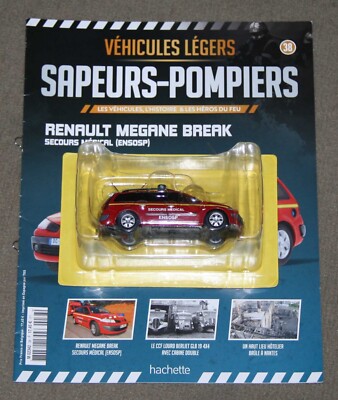 RENAULT MEGANE POMPIER 1/43 BOITE NEUVE - Boutique Loisir et Collection