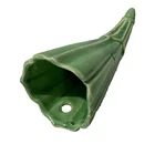 McCoy Cornucopia Horn Wall Pocket  Art Pottery Vase Vintage Antique 7 inch USA