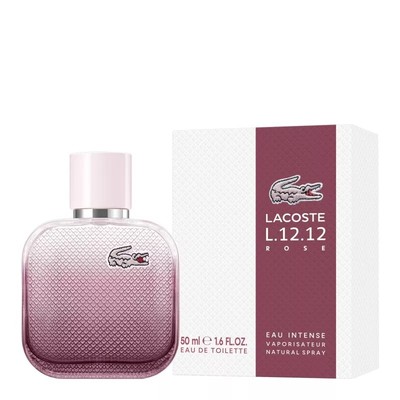 NEW 2023 !! LACOSTE L12 ROSE EAU INTENSE EDT 100 ML  SHIP From France