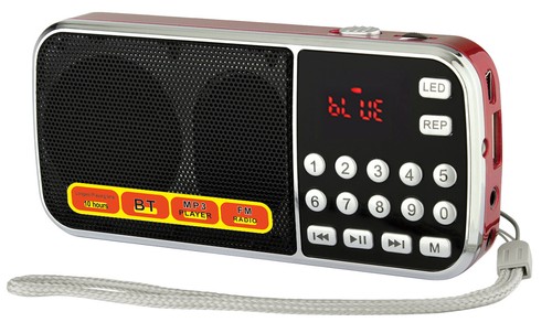 L-088BT FM micro SD card portable bluetooth speaker wireless speaker - Picture 2 of 7