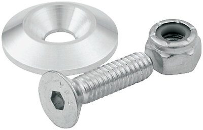ALLSTAR PERFORMANCE Countersunk Bolts 1/4in w/1.25in Washer 10pk