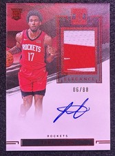 2022 Impeccable ROOKIE Tari Eason -2 Color Patch On Card Auto /88-Red #117 (RPA)