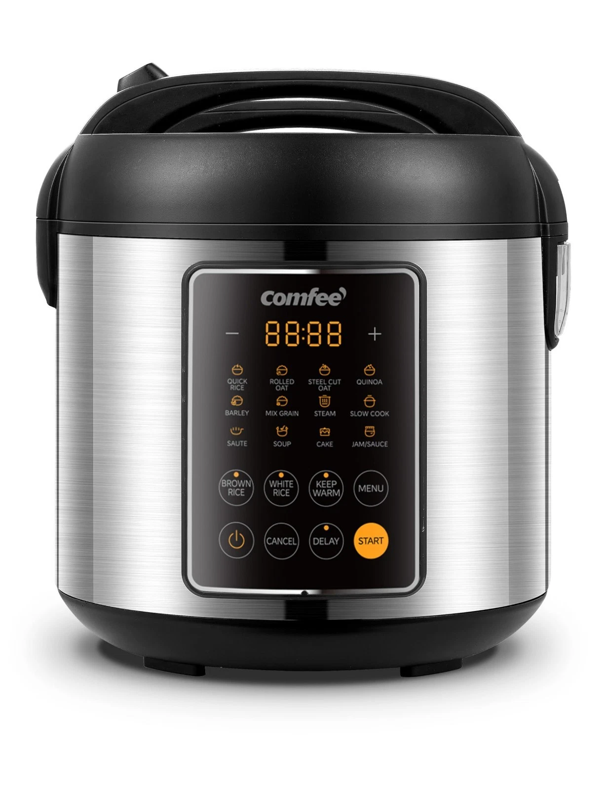 14-in-1 Stainless Steel Rice Cooker & Multi-Cooker, 5.3 QT, Slow Cook, Steamer,