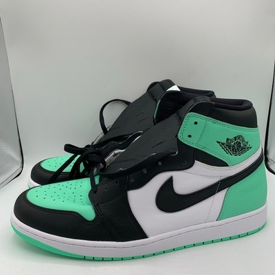 Nike Air Jordan 1 Retro High OG Shoes Mens Size 16 Green Glow Sneakers