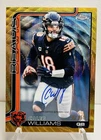 2025 Caleb Williams Topps Chrome #BA-CW Gold Wave Auto /50 Chicago Bears