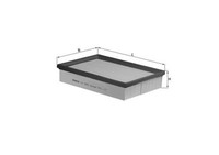 Knecht Luftfilter LX 1570 Filtereinsatz FüR Ford Mazda BK MAX Focus DM2 2 Tdci