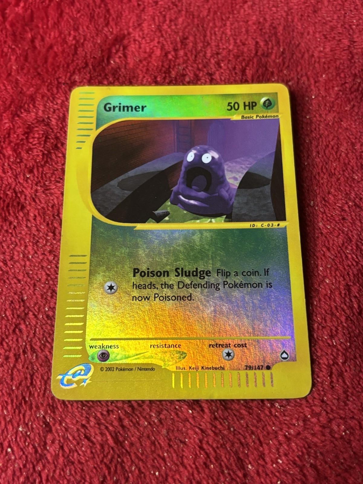 Grimer #79/147 | Pokémon Aquapolis 2002 | Reverse Holo - Played
