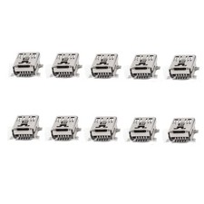 10 Pack Mini USB Type B Female 5-Pin SMD PCB Jack Socket Connector