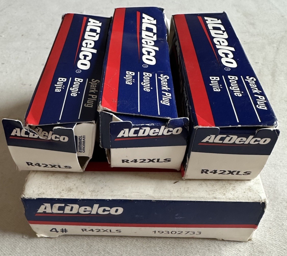 7 Pack AC Delco Spark Plug R42XLS, Genuine OEM