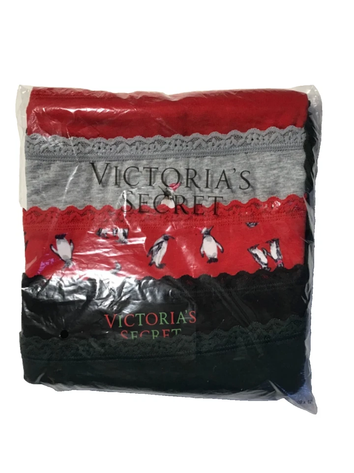 Victoria's Secret Women's 5-Pack Briefs Large Multicolor Cotton High Leg NEW - Image 2 of 4