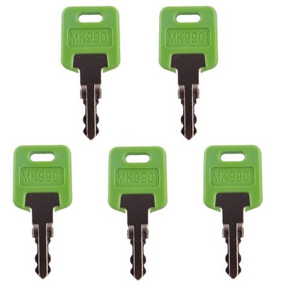 5pcs RV Camper Key MK9901 Motorhome Green Master Keys Compatible with style2