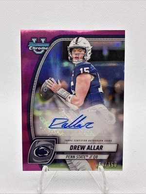 2024 Bowman U Chrome - FUCHSIA AUTO - Drew Allar /150