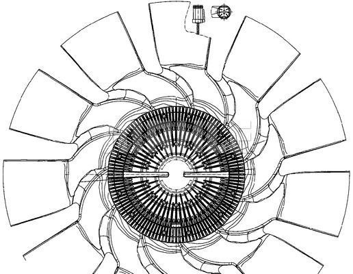 MAHLE CFF 498 000P FAN ENGINE COOLING