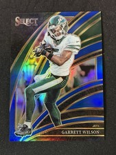 2025 Panini Select - Club Level Garrett Wilson #275 Blue Prizm /99 Jets