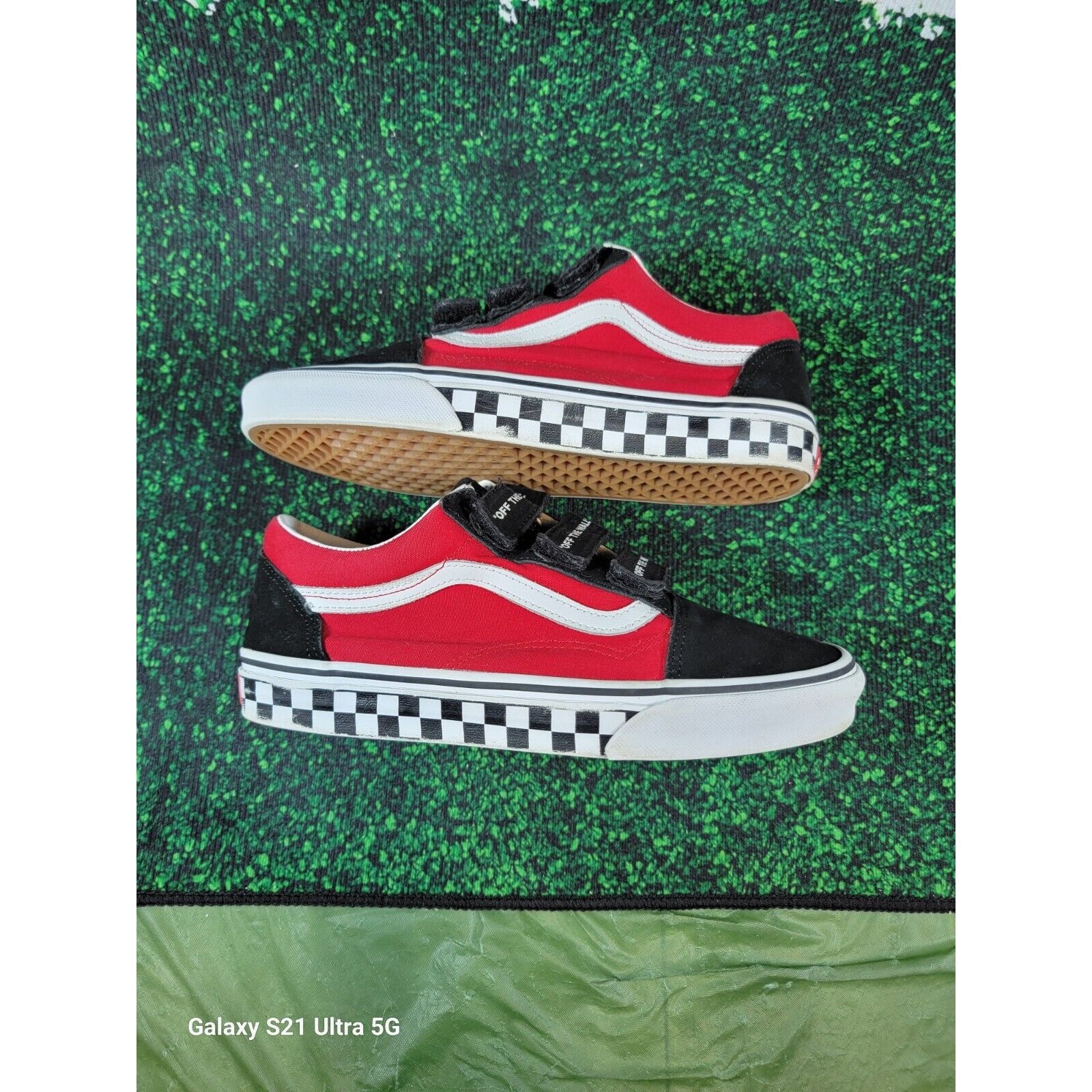 SAOLA Taglia 7 5 VANS Oldol S Vlogo 'Log Pop'a suola m acacchi scacchi9tkc