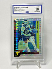 2020-21 Stephen Curry SP #55 Panini Flux Silver Pulsar Prizm CCG 10 Gem Mint HOF