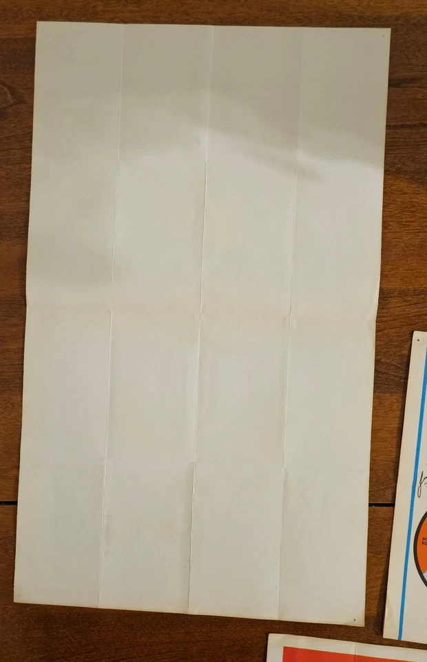 6- 1969 Topps carteles del equipo de béisbol Gigantes de San Francisco Senadores de Washington ETC Foto 3 de 4