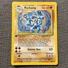 1999 Machamp Holo Base Set 8/102 First Edition Vintage Pokemon TCG