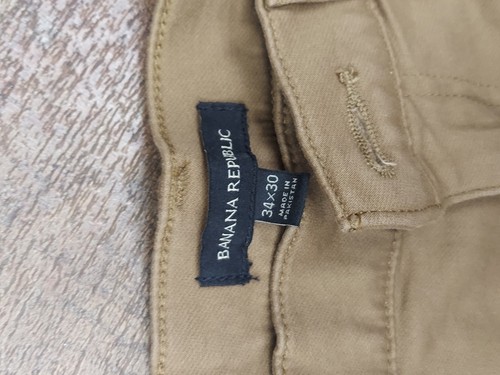 Banana Republic Men’s 5 Pocket Pant Stretch Cotton Slim Straight Fit Size 34x30 - Picture 8 of 8