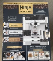 Ninja Cafe Luxe Premier Coffee Machine ES601UK 3 In 1 Coffee Maker Brand New☕️