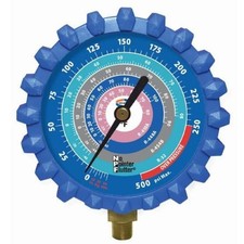 Uniweld G440ND Manifold Gauge A2L Blue Low 3-1/8in R-32/R-454B/R-448A/R-410A Psi