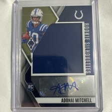 2024 Phoenix Adonai Mitchell RPA /99 Panini Rookie Silhouette Colts #RS-AML