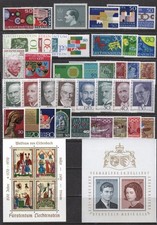 Liechtenstein 1961-72 Selection (38 + 2SS) ** MNH