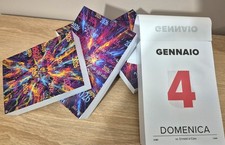 CALENDARIO 2026 formato 12,5x17,5 cm - BLOCCO GIORNALIERO con fogli a strappo