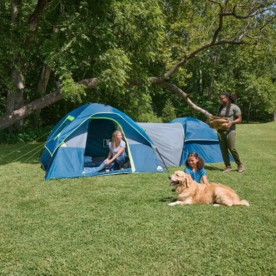 Trail 8 Person Dual Dome Tent - 17ft. x 9ft. - 21.89 lbs
