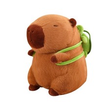 Capybara Stuffed Toy Collectible Capybara Plush Toy with Turtle Bag for Kids