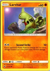 Larvitar 115/214 Lost Thunder Common