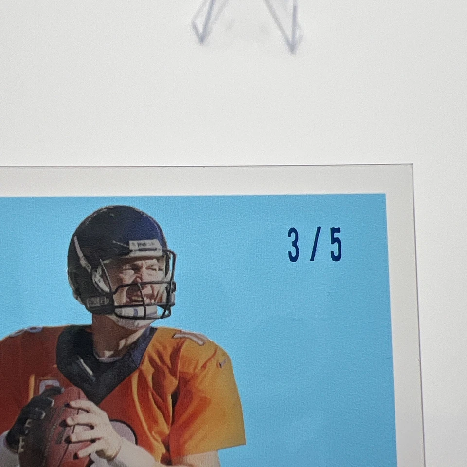 Peyton Manning Denver Broncos automático/5! SUPERBOWL CHAMP! ¡El Sheriff! Jugador Más Valioso de la Corte Foto 3 de 3
