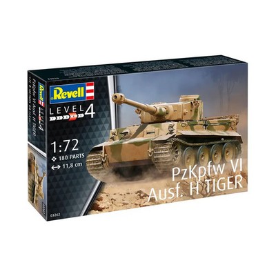 Revell 03262 Modellbausatz PzKpfw VI Ausf. H TIGER 1:72, ab 12 Jahre