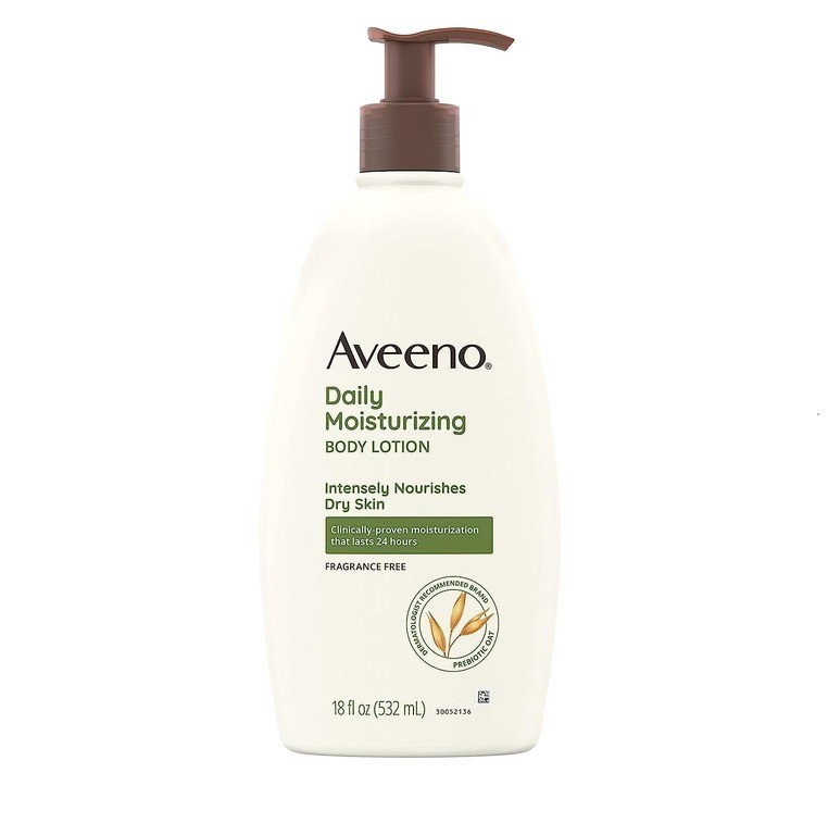 Aveeno Daily Moisturizing Body Lotion with Prebiotic Oat for Softer Skin 18 Fl Oz