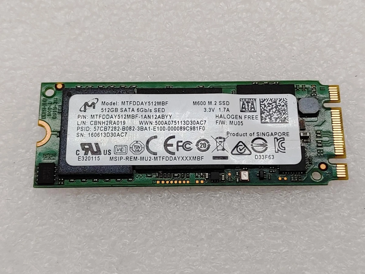 Micron 512 GB Solid State Drives for sale - eBay