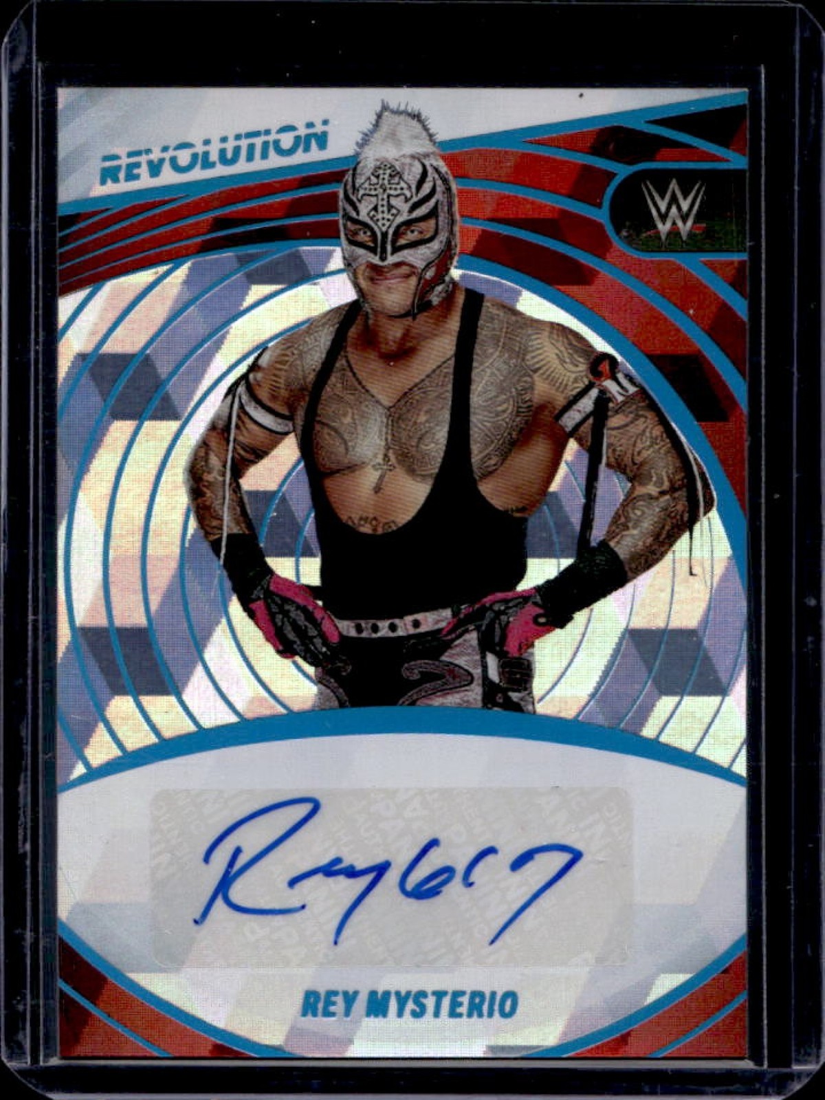 2023 Panini Revolution WWE Rey Mysterio Auto Autograph Cubic #/49