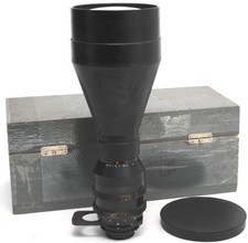 Vintage Telescope lens 4/500mm Tele Lens NOTTESTED in wooden box
