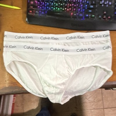 Calvin Klein Men's Cotton Stretch Microfiber Brief Underwear White M NU2664FG