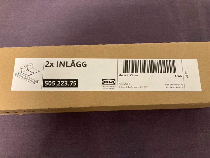 IKEA INLAGG INLÄGG Connection Hardware  2 Pack  505.223.75