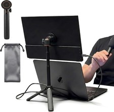 15.6'' Portable Monitor Stand, Height Adjustable Magnetic Tripod Mount