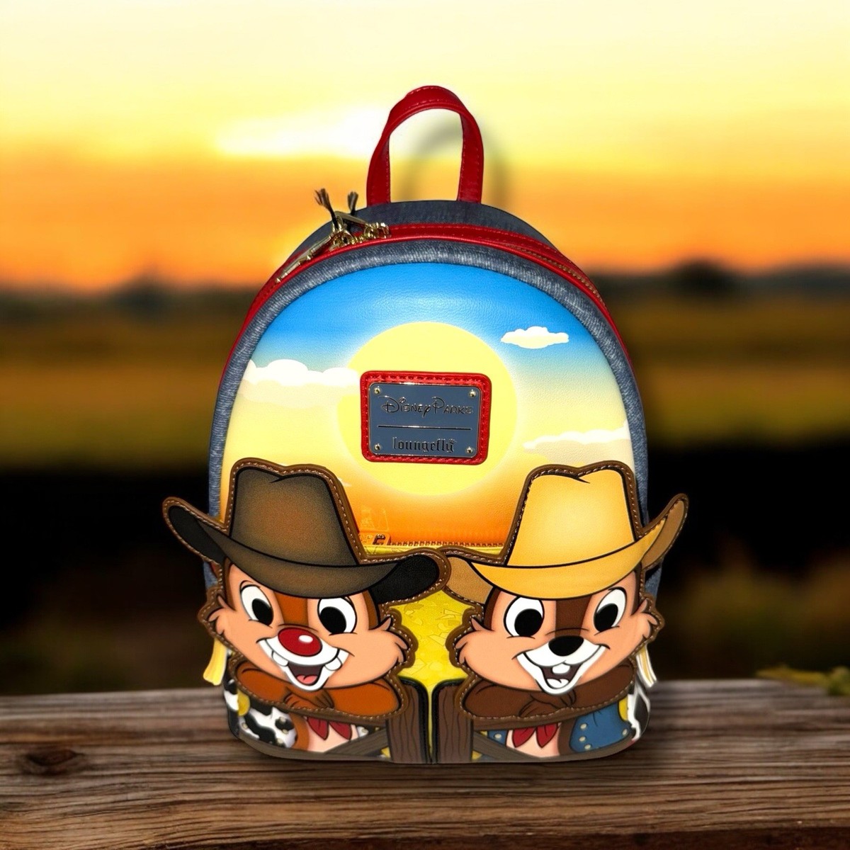 Disneyland Paris exclusive - Loungefly Chip And Dale Cowboy