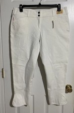 The Tailored Sportsman Riding Breeches Style 1967 Trophy Hunter White 36R - NWT