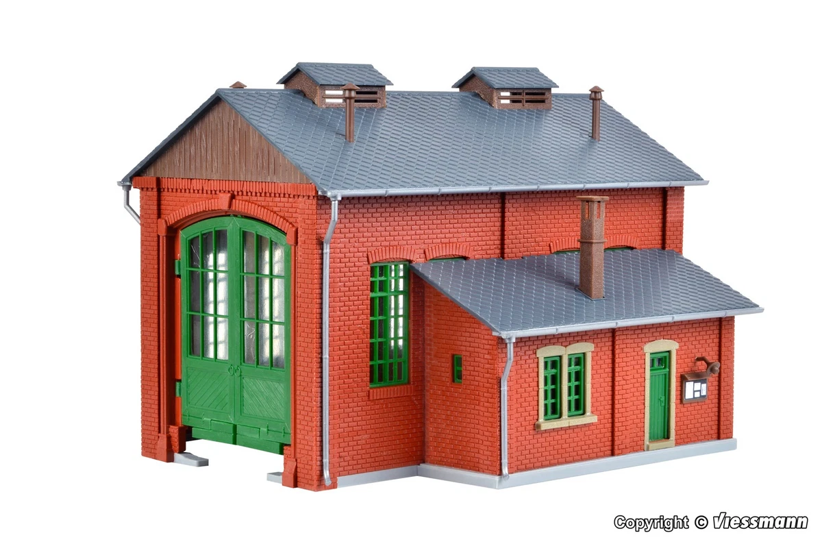 Rotonde pour 6 locomotives Vollmer 45758 H0 1 pc(s) | GARAGE A CONSTRUIRE - GARE A CONSTRUIRE - AEROPORT A CONSTRUIRE - PORT A - Jeux - Jouets