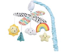 The Peanutshell Crib Rainbow Cloud Sun Mobile Nursery Baby Decor Boy Girl