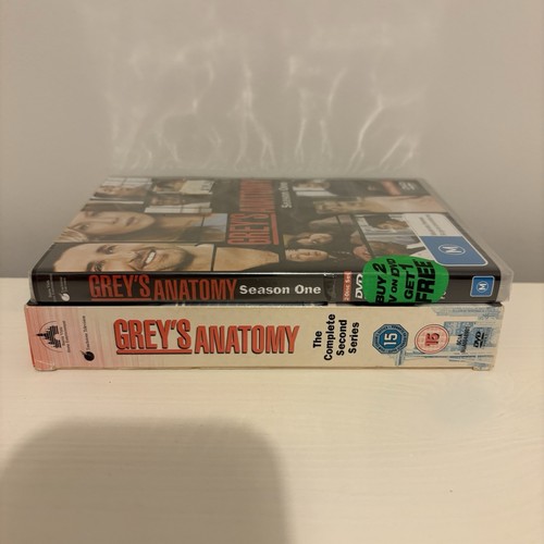 Grey's Anatomy DVD Season 1 2 Brand New And Sealed And Pre Owned Region 2 4 VGC - Picture 3 of 7